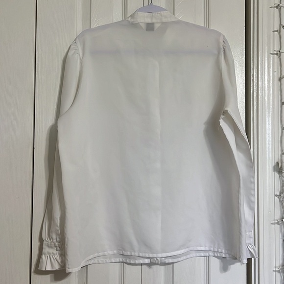 VTG Alicia Polyester Ruffled Blouse Top Ladies Women’s Size 38 - Picture 4 of 8